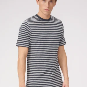 Nørregade Stripe - Mottled Blue -Gray