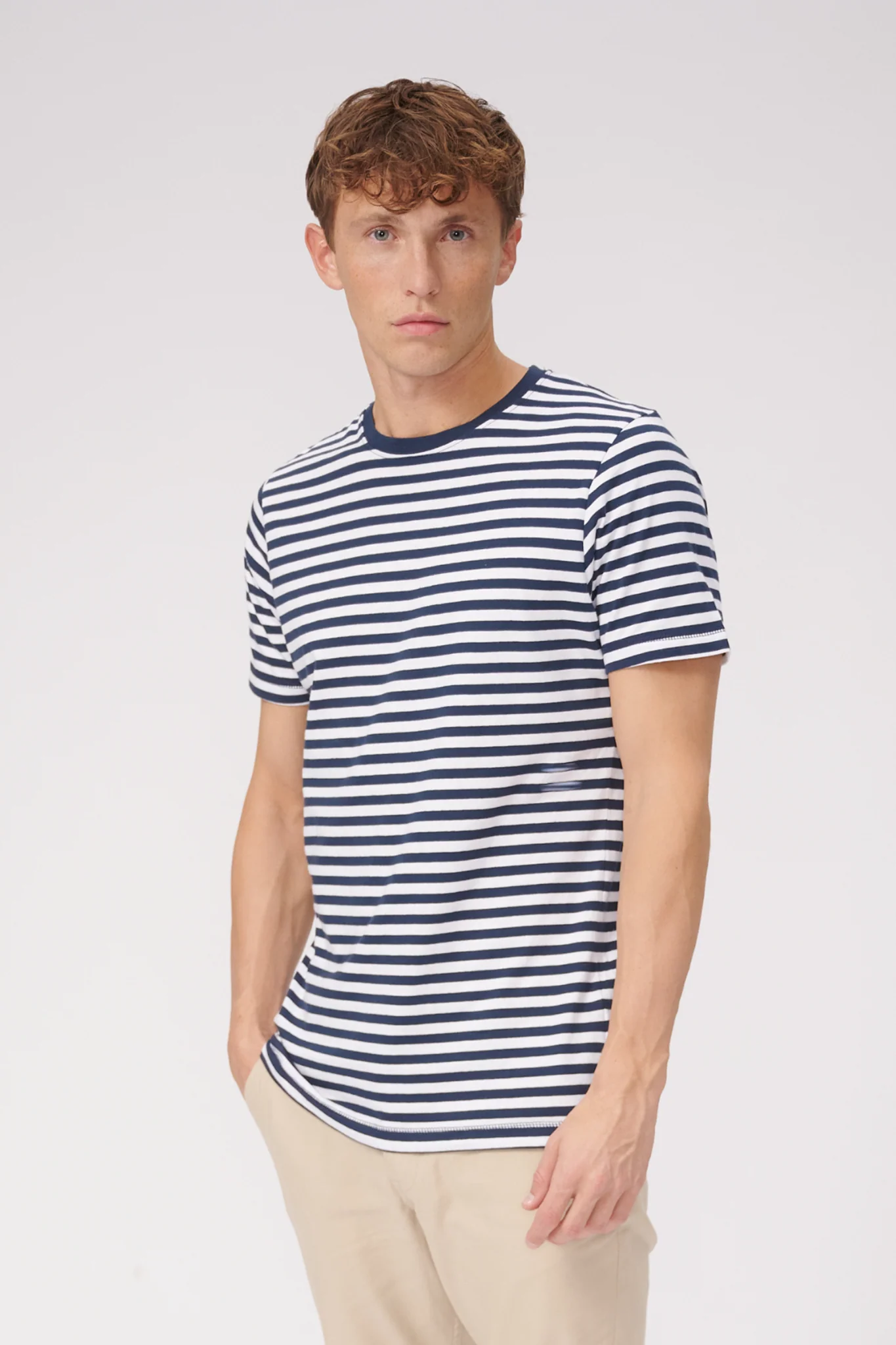 Nørregade Stripe - Army White