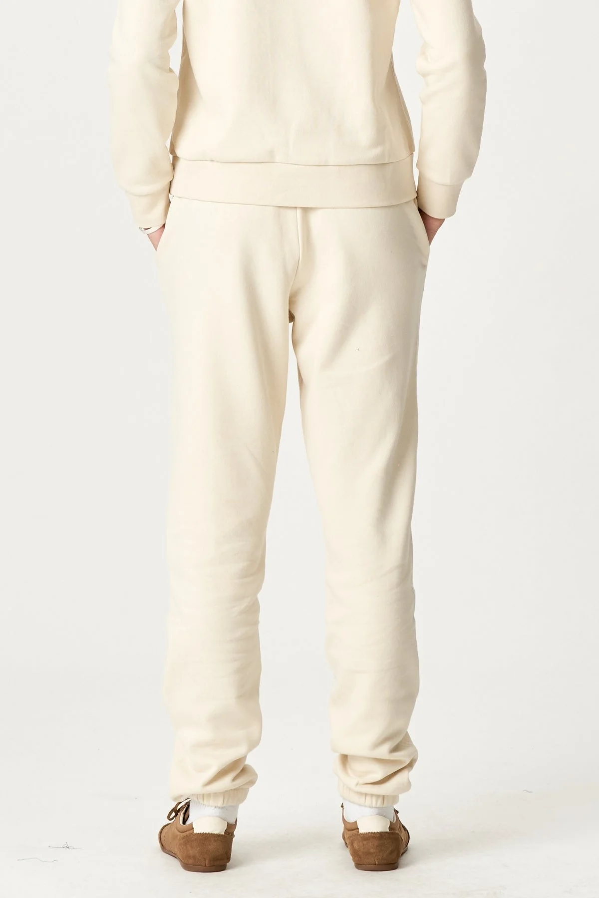 Pantalones de chándal básicos - beige ligero - Imagen 4