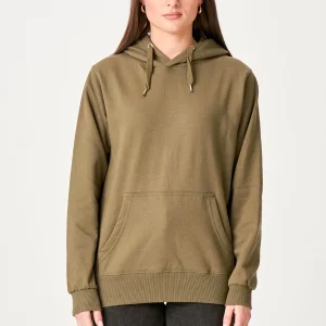Oversized Sudadera con capucha - Oliva