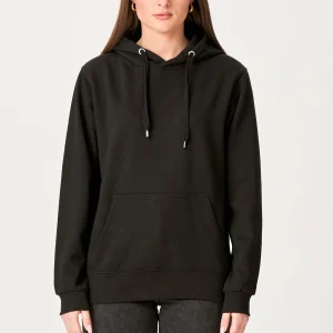 Sudadera con capucha de gran tamaño - Negro