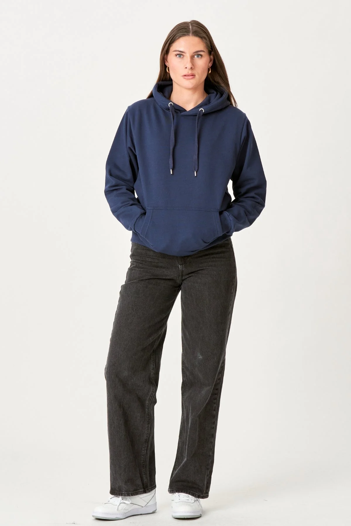 Sudadera con capucha de gran tamaño - Marina - Imagen 3