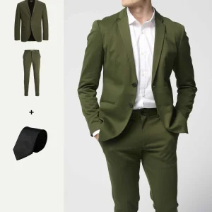 The Original Performance Suit™️ (Verde oscuro) + Corbata - Paquete (V.I.P)