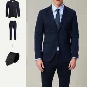 The Original Performance Suit™️ (Azul marino) + Corbata - Paquete (V.I.P)