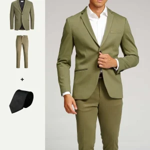 The Original Performance Suit™️ (Oliva) + Corbata - Paquete (V.I.P)