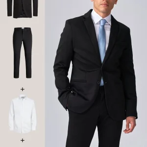The Original Performance Traje + Camisa y Corbata - Paquete Oferta