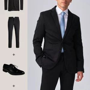 The Original Performance Traje + Corbata y Zapatos James - Oferta de Paquete