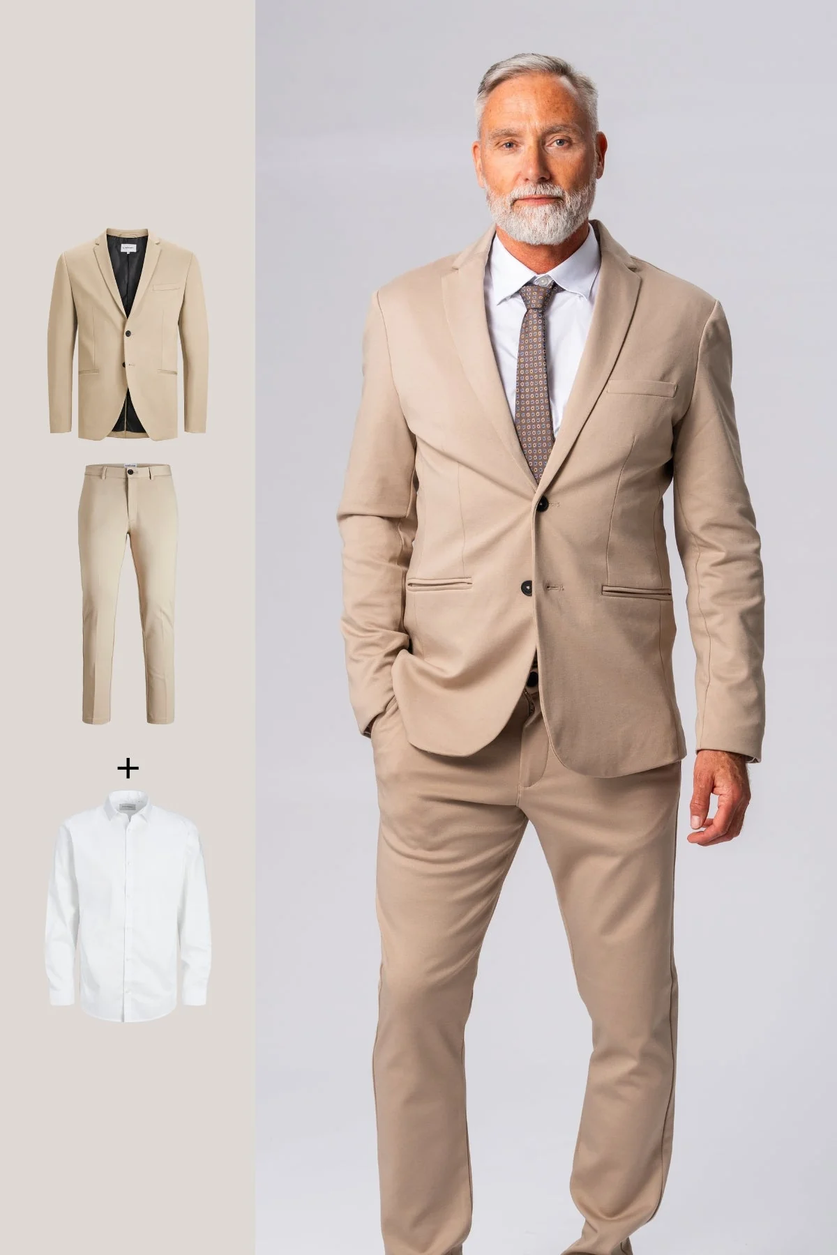 El traje de rendimiento original (arena) + la camisa de rendimiento original - paquete oferta