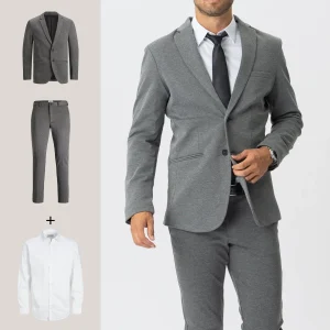 Performance Suit™️ (Gris oscuro) + Performance Camisa - Paquete