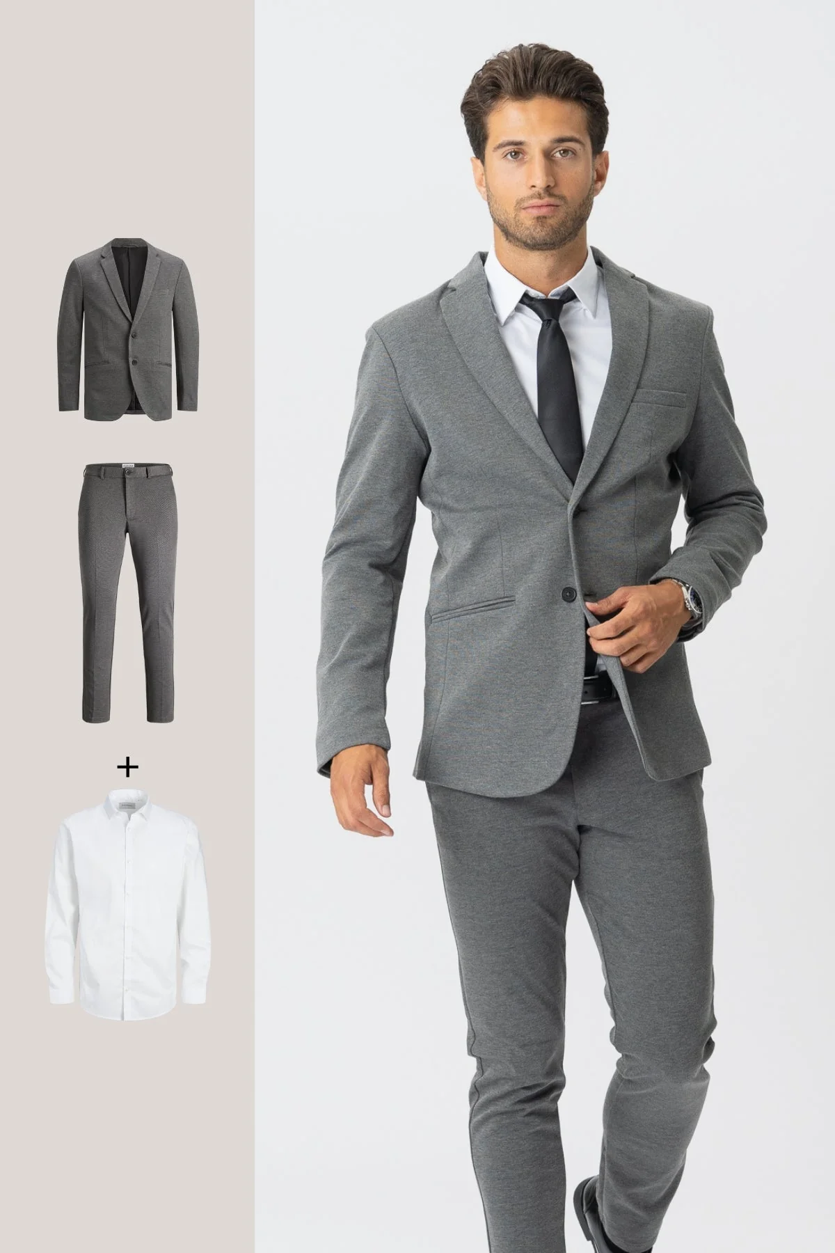 Performance Suit™️ (Gris oscuro) + Performance Camisa - Paquete