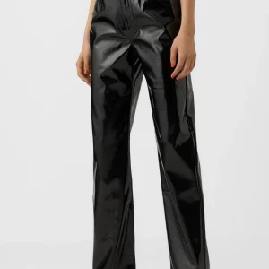 Kithy suelto brillante Pants - Negro