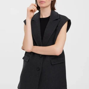 EDNA Wistcoat - Melange gris oscuro