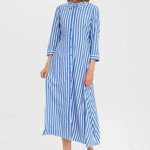 Vestido de camisa Elly 3/4 - Regata