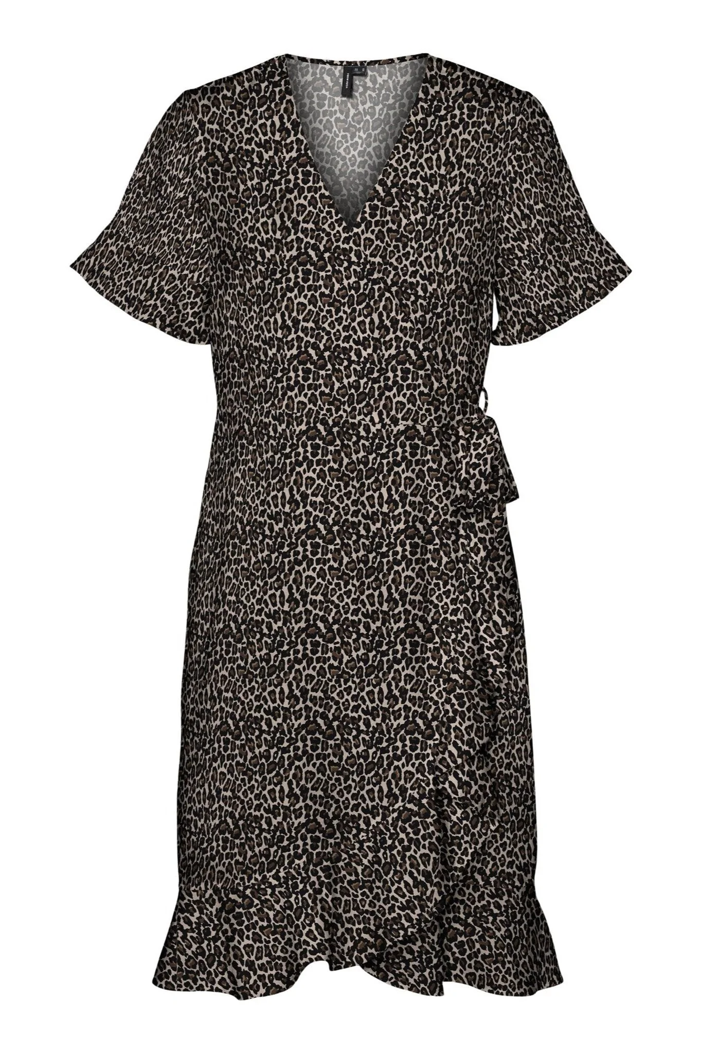 Vestido Henna Mini Wrap - avena - Imagen 5