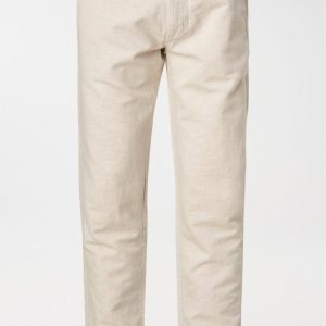 Pantalon chino lino Salsa jeans beige