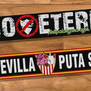 2 Bufandas personalizadas Antisevillista
