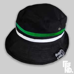 Gorro Bucket Verde Blanco