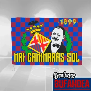 Bandera Barcelona Mai Caminaràs