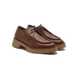 Zapato plano mujer natur brandy