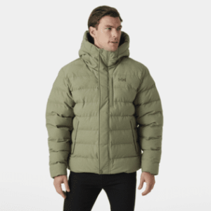 ALBY PUFFY JACKETLAV GREEN MELANGE