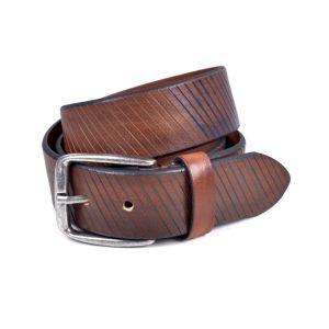 Cinturon grabado piel colores