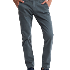 Pantalón chino slim petroleo Williot