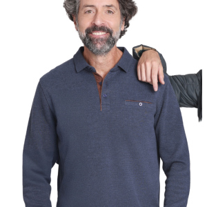 Polo camisero manga larga punto Tem