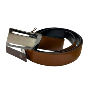 Cinturón chapa reversible marrón/negro Cencibel