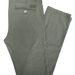 Pantalón chino recto Moustache kaki
