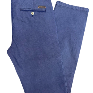 Pantalón chino recto Moustache Cobalto