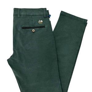 Pantalón chino recto verde La Vespita