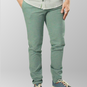 Pantalón chino slim La Vespita verde